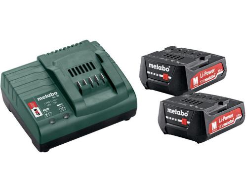 Metabo Basic-Set12V2x2.0Ah + SC 30 2 x 2.0 Ah, Ladegert