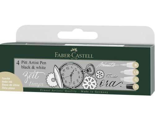 Faber-Castell PITT Artist Pen Tuschezeichne Black&White