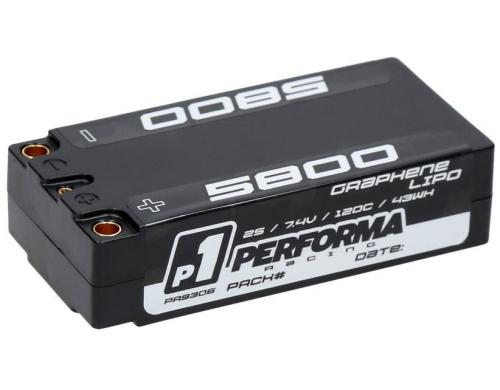 Performa P1 Graphene Lipo Shorty 5800mAh 7.4V 120C