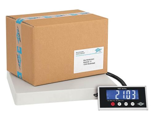 WEDO elektronische Paketwaage 100 Plus bis 100kg mit Zhlfunktion