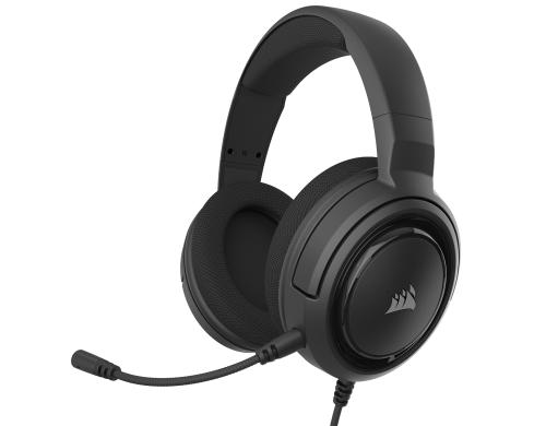 Corsair HS35 STEREO Wired Carbon Black Gaming Headset, Kabelgebunden