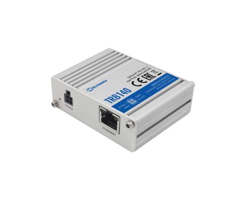 Teltonika LTE Industrierouter TRB140 Cat.4 LTE, 1xLAN, 9-30Volt, mit Gehuse