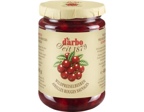 Wildpreiselbeeren Kompott 400g