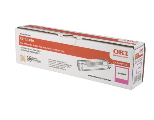 Toner magenta zu OKI C810/830 8000 Seiten @5% Deckung, 44059106