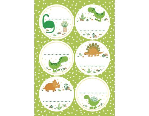 B+C Sticker 11,5 x 17 cm Funny Dinos