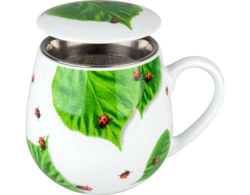 Knitz Tasse Tea for you Marienkfer Fassungsvermgen 420ml