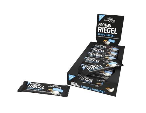 Protein-Riegel Kokos-Mandel 18 x 36 g