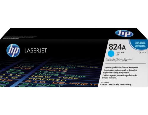 HP Toner 824A - Cyan (CB381A) Seitenkapazitt ~ 21'000 Seiten