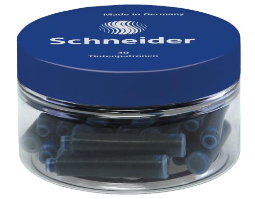 Schneider Tintenpatronen blau, Dose mit 30 Stk.