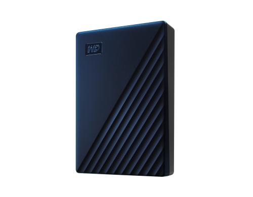 WD My Passport for Mac 2.5 4TB Blau USB 3.0, 2.5'', 19.15mm, 256-bit encryption