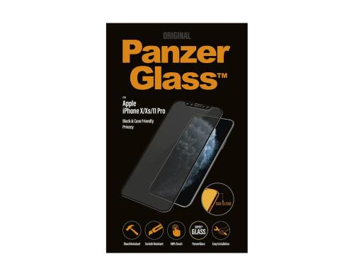 Panzerglass Displayschutz CF Privacy black fr iPhone 11 Pro, privacy