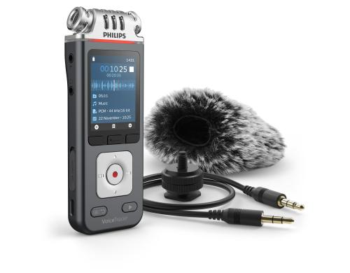 Philips VoiceTracer DVT7110 Digitales Diktiergert fr Videos