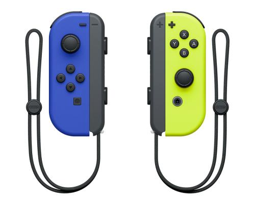 Nintendo Switch Joy-Con Set Blau/Neon-Gelb Blau, Neon-Gelb, 2er-Set