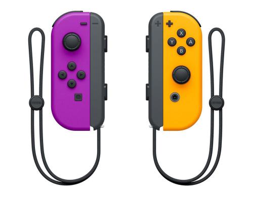 Nintendo Switch Joy-Con Set Neon-Lila/Orang Neon-Lila, Neon-Orange,2er-Set