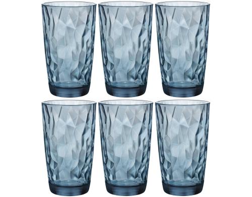 Rocco Bormioli Longdrinkbecher 47cl 6tlg. blau