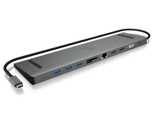 ICY BOX IB-DK2106-C Multi-Dockingstation USB Type-C mit Power Delivery