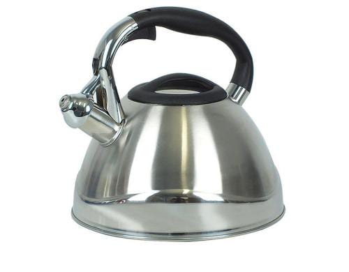 Kela Teekanne Varus 3 Liter silber Edelstahl, H 21,5cm /  22cm