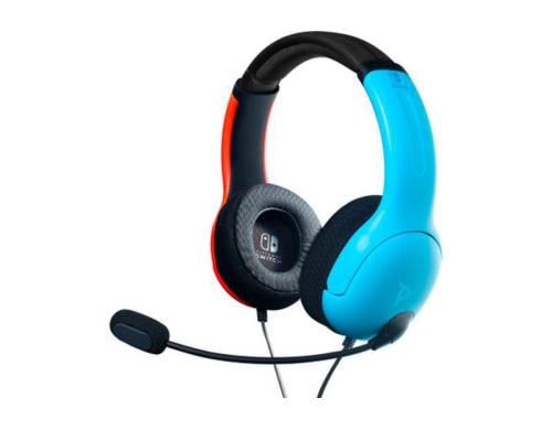 PDP Nintendo Switch Headset Blau/Rot 3.5mm Klinker, Stereo, Rot/Blau