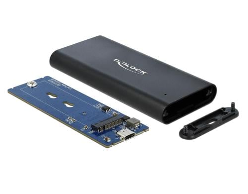 Delock M.2 NVME SSD Gehuse zu USB3.1 Typ-C Betrieb von M.2 NVME SSDs an USB 3.1 Gen 2