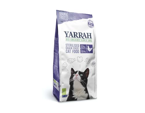 Yarrah BIO Trockenfutter GF sterililisiert grainfree Huhn & Fisch, 2kg