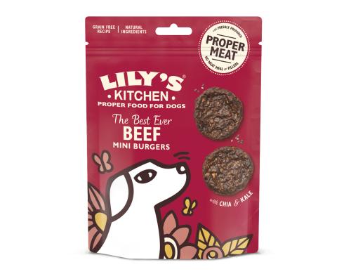 Lilys Kitchen Canine Beef Mini Burgers 70g