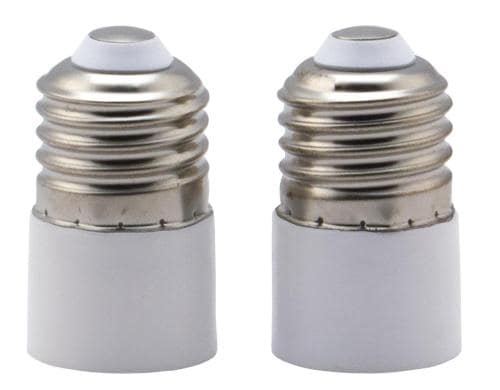 STEFFEN LED Zubehr Adapterfassung E27 - E14 weiss, 2er Set