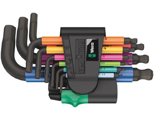 Wera 950/9 Hex-PlusMulticolour 2 Winkelschlsselsatz, 9-teilig