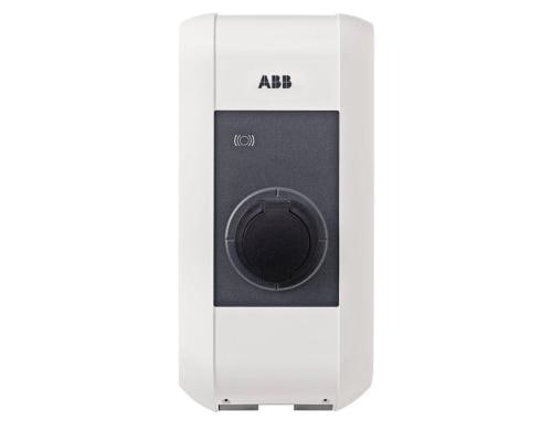 ABB Ladestation EVLunic Pro S 22kW Buchse Buchse mit Deckel, Lastmanagement (Slave)