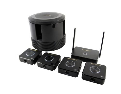 QuattroPod Deluxe Wireless Set, Plug&Play, 4K, 4x Transmitter