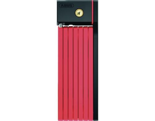 Abus Faltschloss uGrip Bordo Big 5700/100 mit Halter SH 5700/100 rot