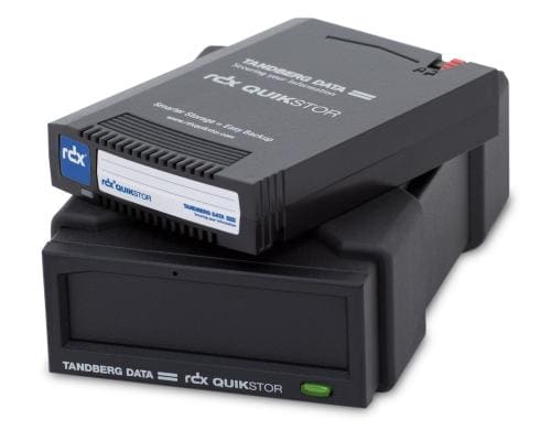 Tandberg RDX QuikStor: externes Laufwerk USB3+, Schwarz, inkl. 5TB no Software