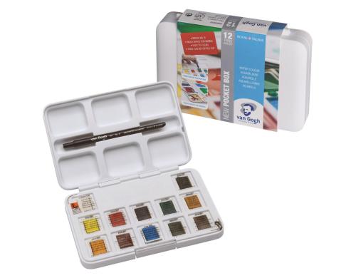 Van Gogh Aquarellfarbe Pocket Box 12 Npfchen