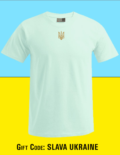 Premium T-Shirt Promodoro, White,  Baumwolle , Groesse XS, 180gm/2, Oeko Tex 100, Gutschein Code: Slava Ukraine